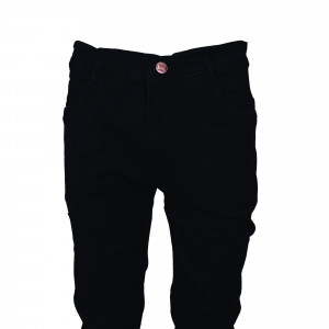 Pencil fit Mens black Pant